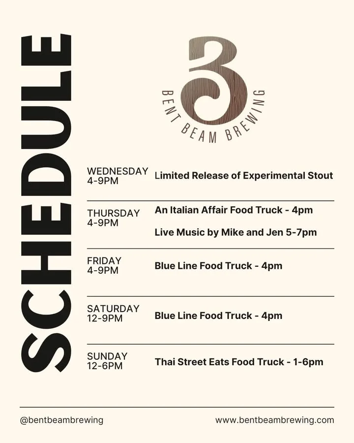 Happenings at the brewery this week! Limited supply of our Experimental Stout a…